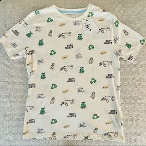 Denim & Flower by Ricky Singh, Earth Day Green Living T-Shirt, Medium